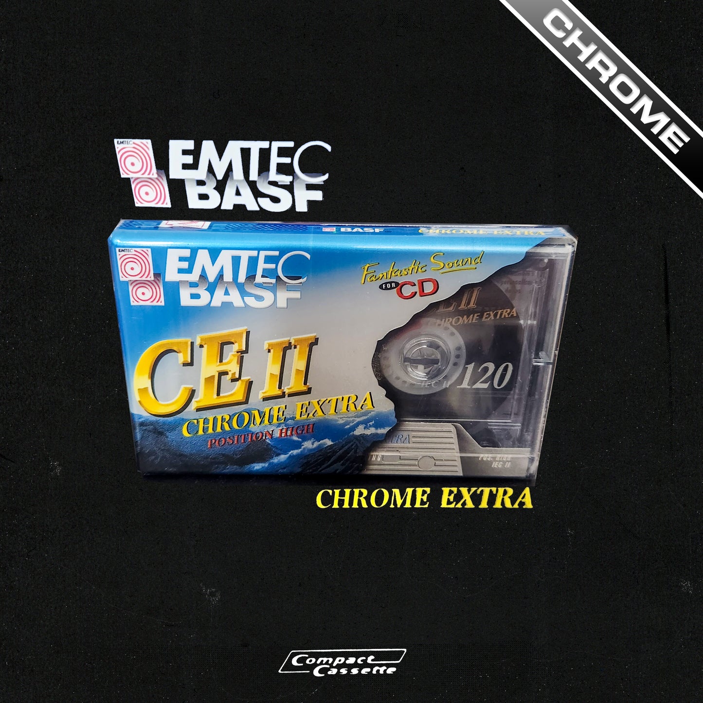 EMTEC/BASF CS-II 120 | Type II | Position Chrome