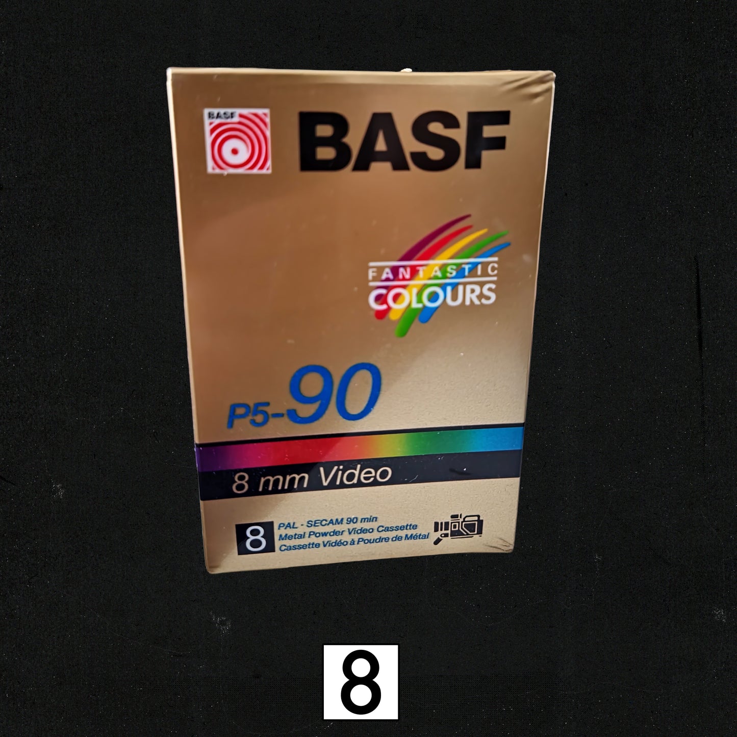 BASF PAL-SECAM P5-90  8mm Video Cassette Tape