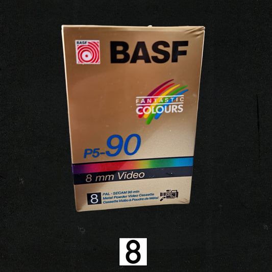 BASF PAL-SECAM P5-90  8mm Video Cassette Tape