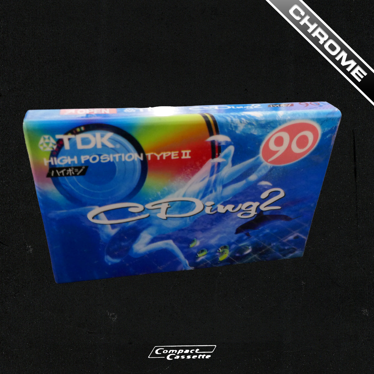 TDK CDing2 90 Cassette | Type II | Position Chrome