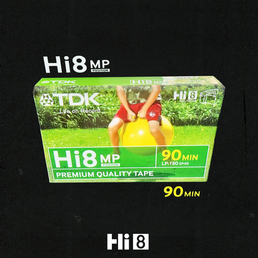 TDK hi8 MP 90 Min. Video Cassette Tape | PAL