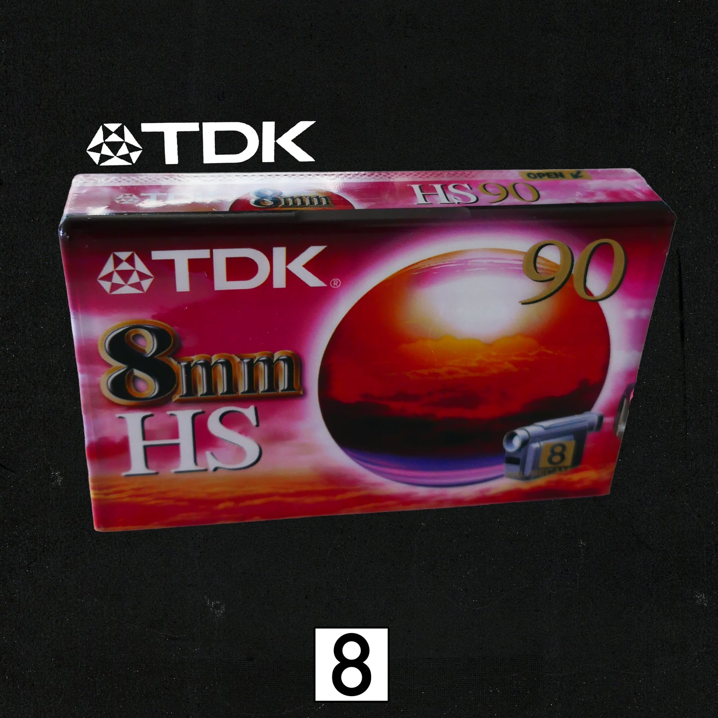 TDK HS 90 PAL 8mm Video Cassette Tape