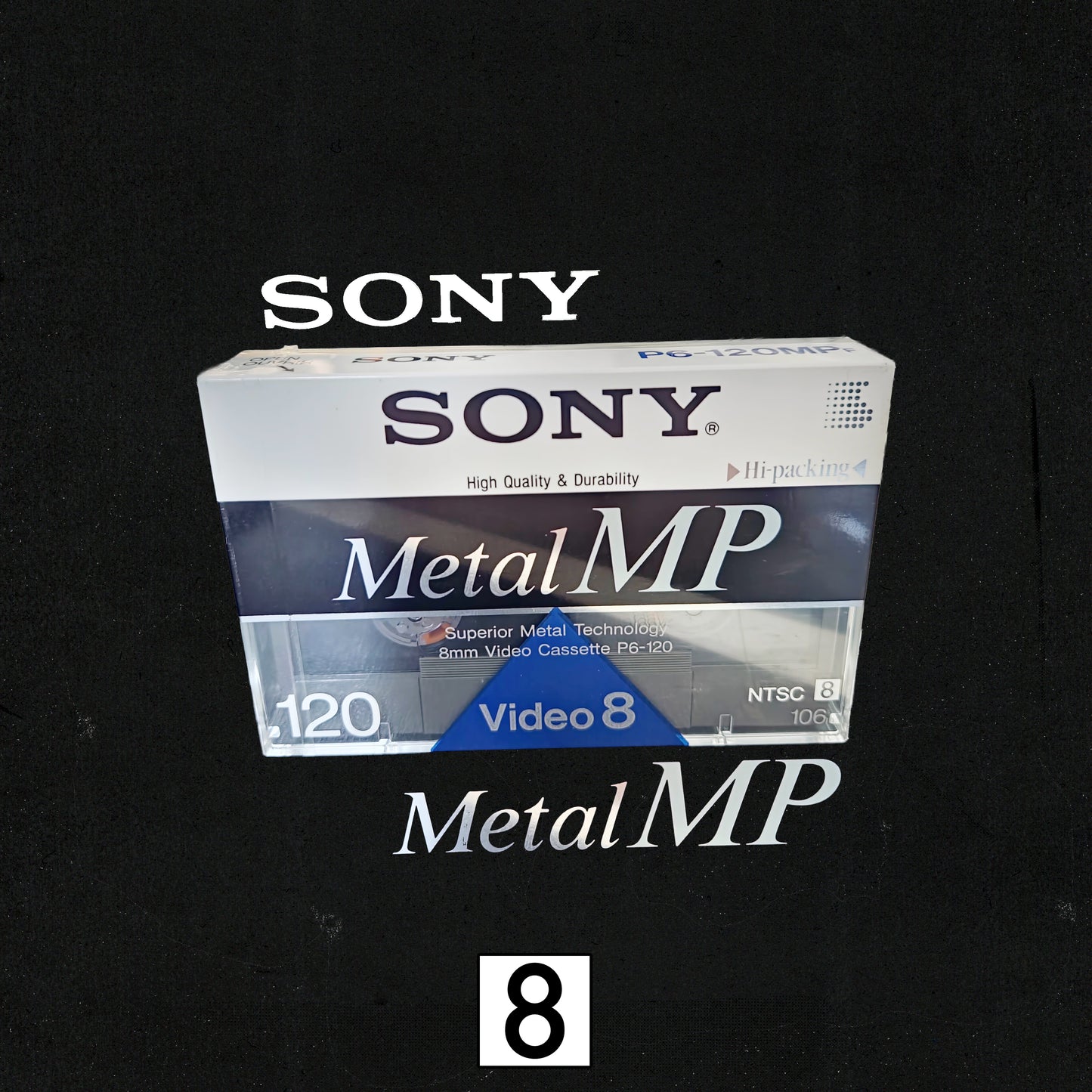 SONY Metal MP Video8 120 Min. Video Cassette Tape | NTSC