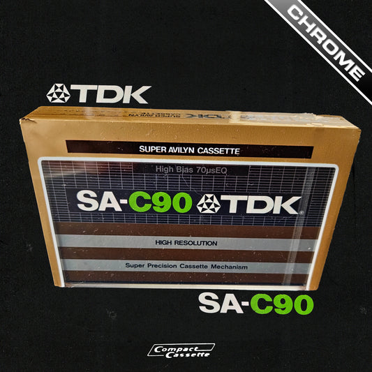 TDK SA-C90 Super Avilyn Cassette (1979) | Type II | Position Chrome