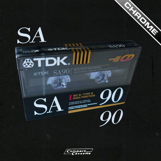 TDK SA 90 Chrome Cassette (1990) | Type II | Position Chrome
