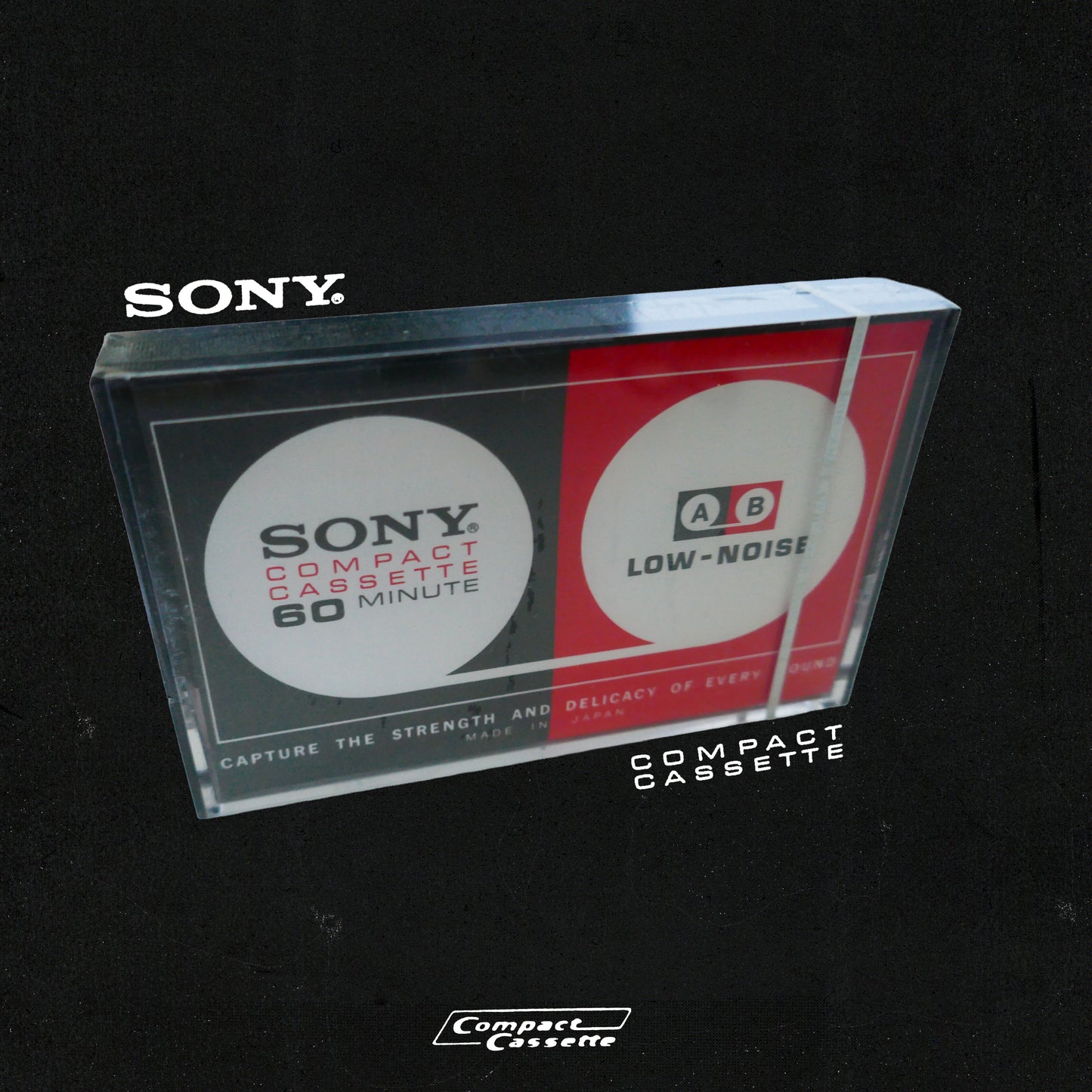 Sony Compact Cassette Low Noise (Early 1970s) 60 Minutes | Type I | Position Normal
