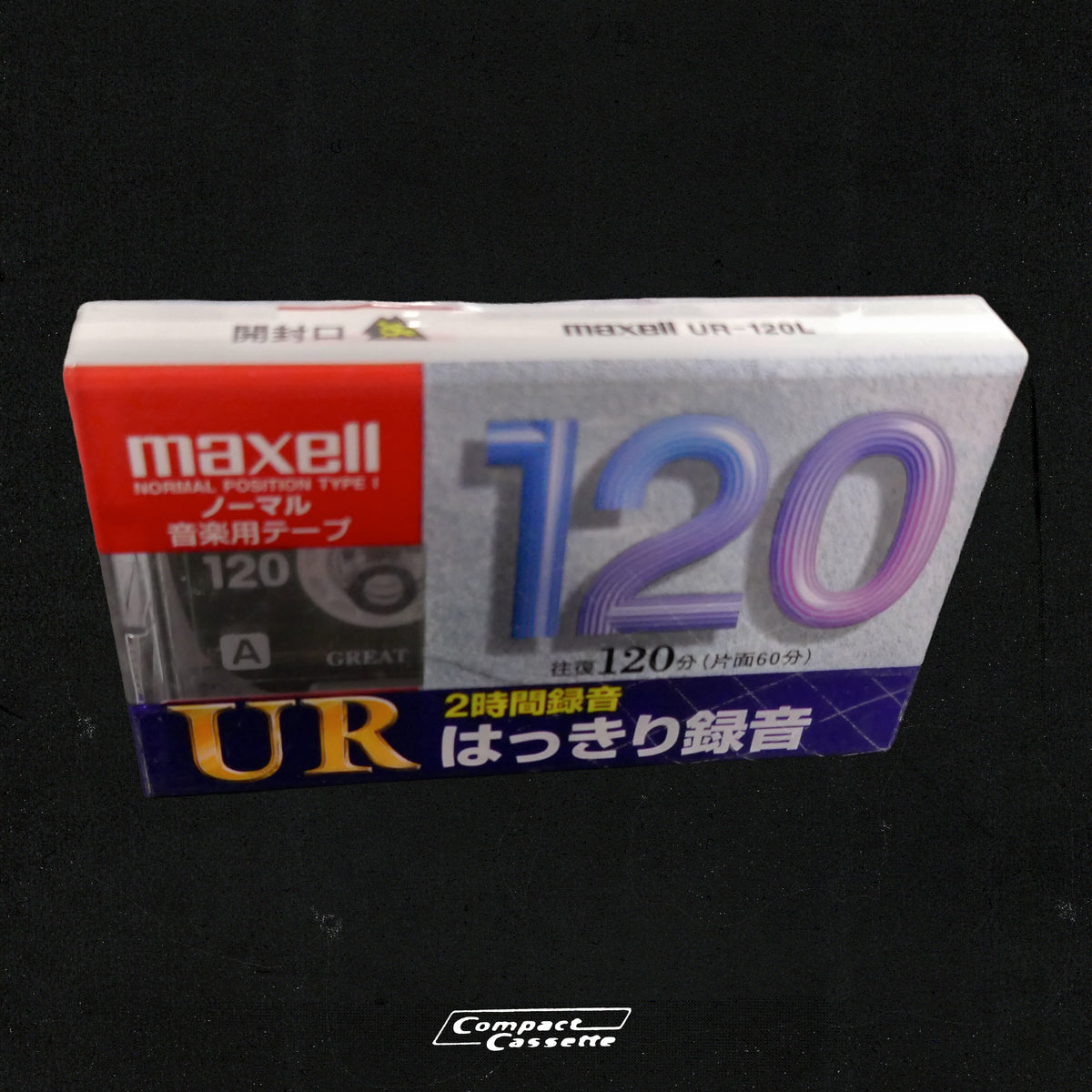 Maxell UR 120 Cassette | Type I | Position Normal