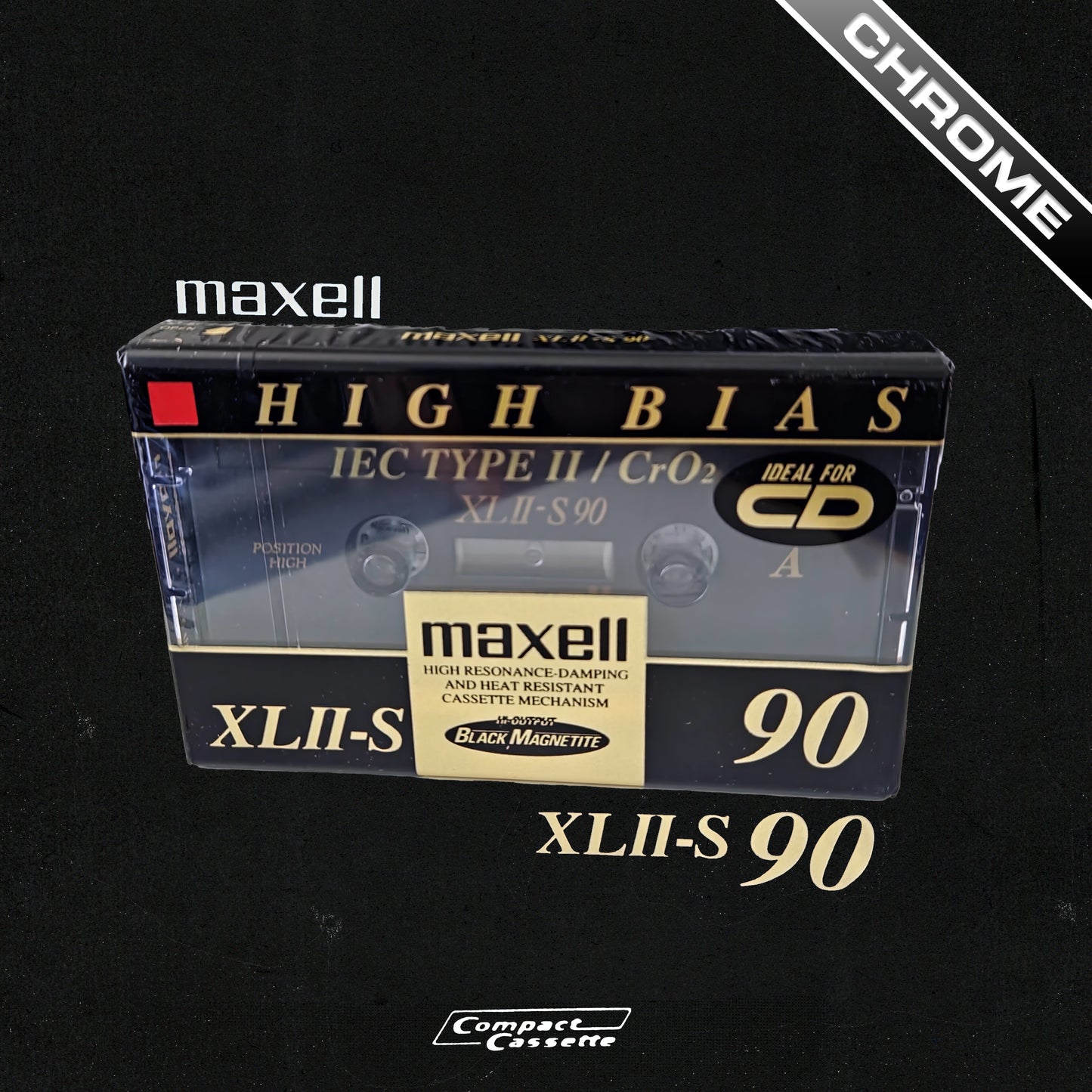 Maxell High Bias XLII-S 90 Cassette | Type II | Position Chrome
